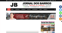 Desktop Screenshot of jornaldosbairroscri.com.br